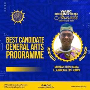 Mubarak Illiasu Danaa | WASSCE distinction award winners